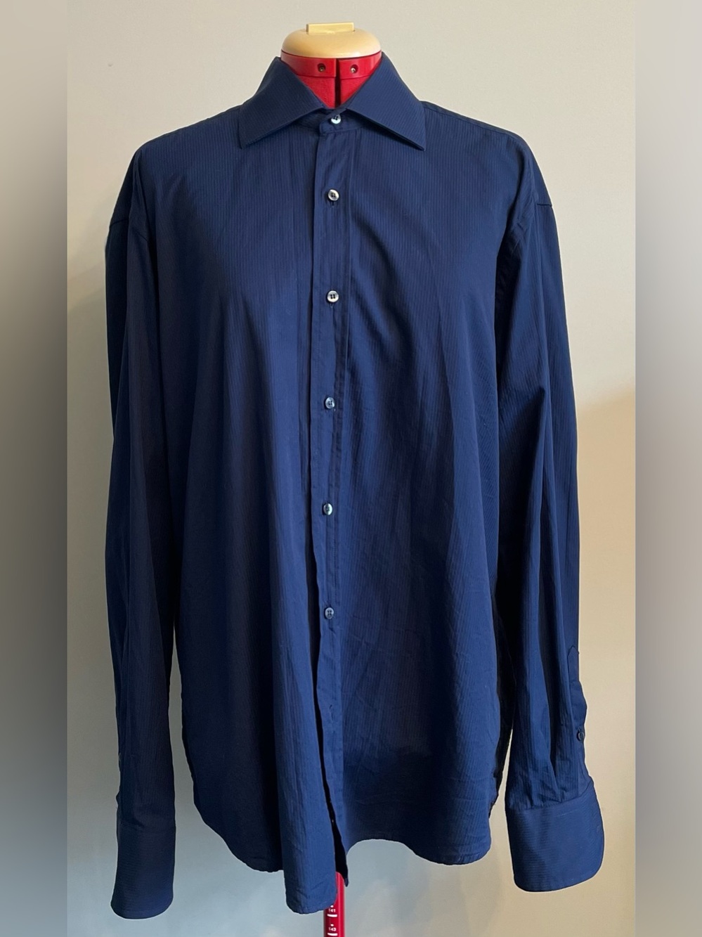 Valentino - all cotton dress shirt Size 42 (16.5”neck)